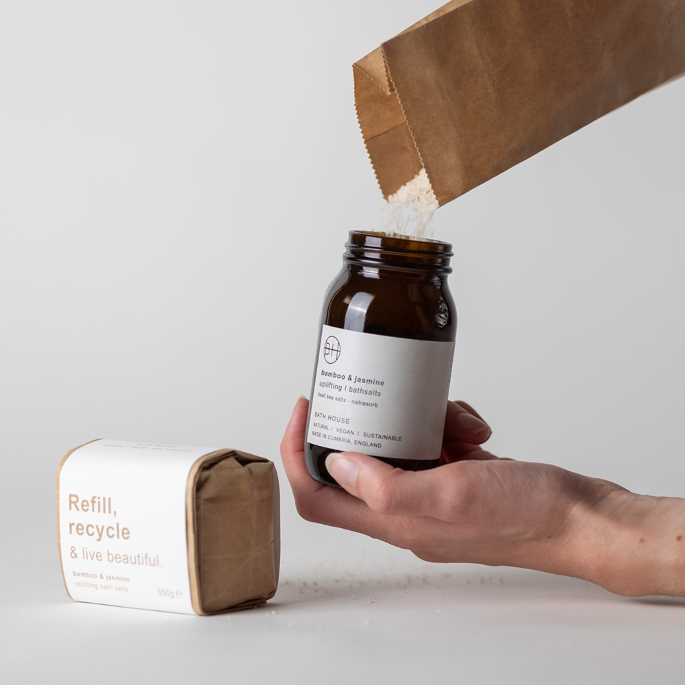 Bamboo & Jasmine Bath Salts Refill