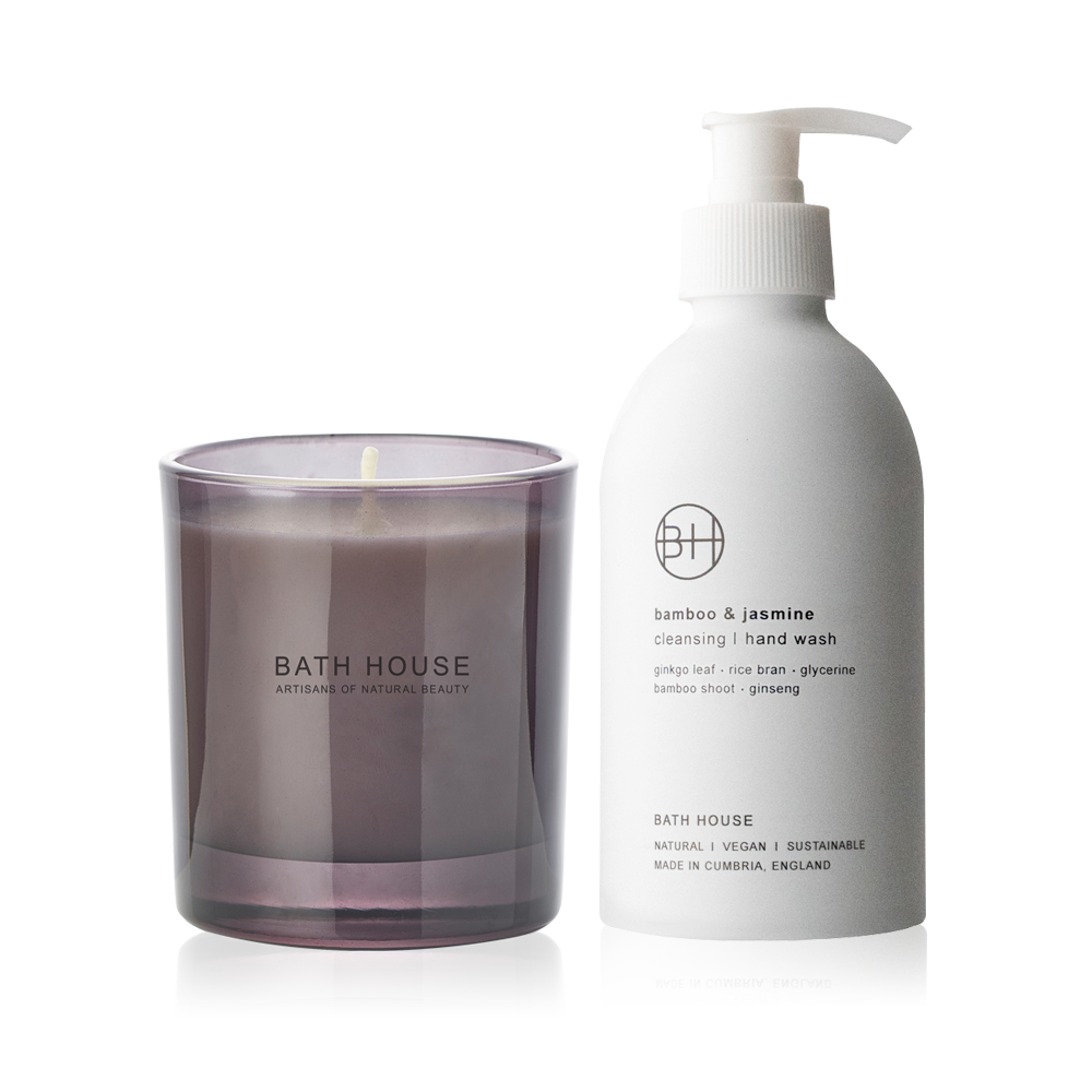 Art Studio / Bamboo & Jasmine Hand Wash & Candle Set
