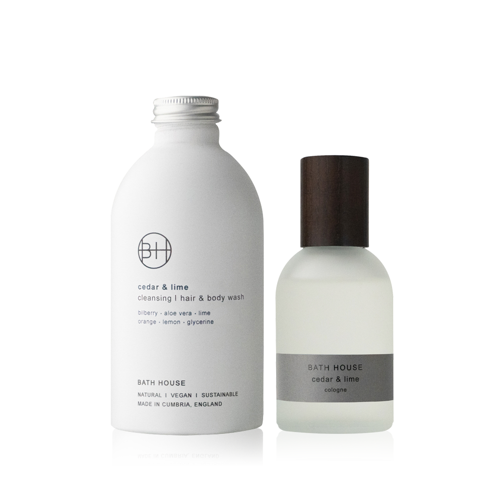 Cedar & Lime Cologne 100ml & Body Wash