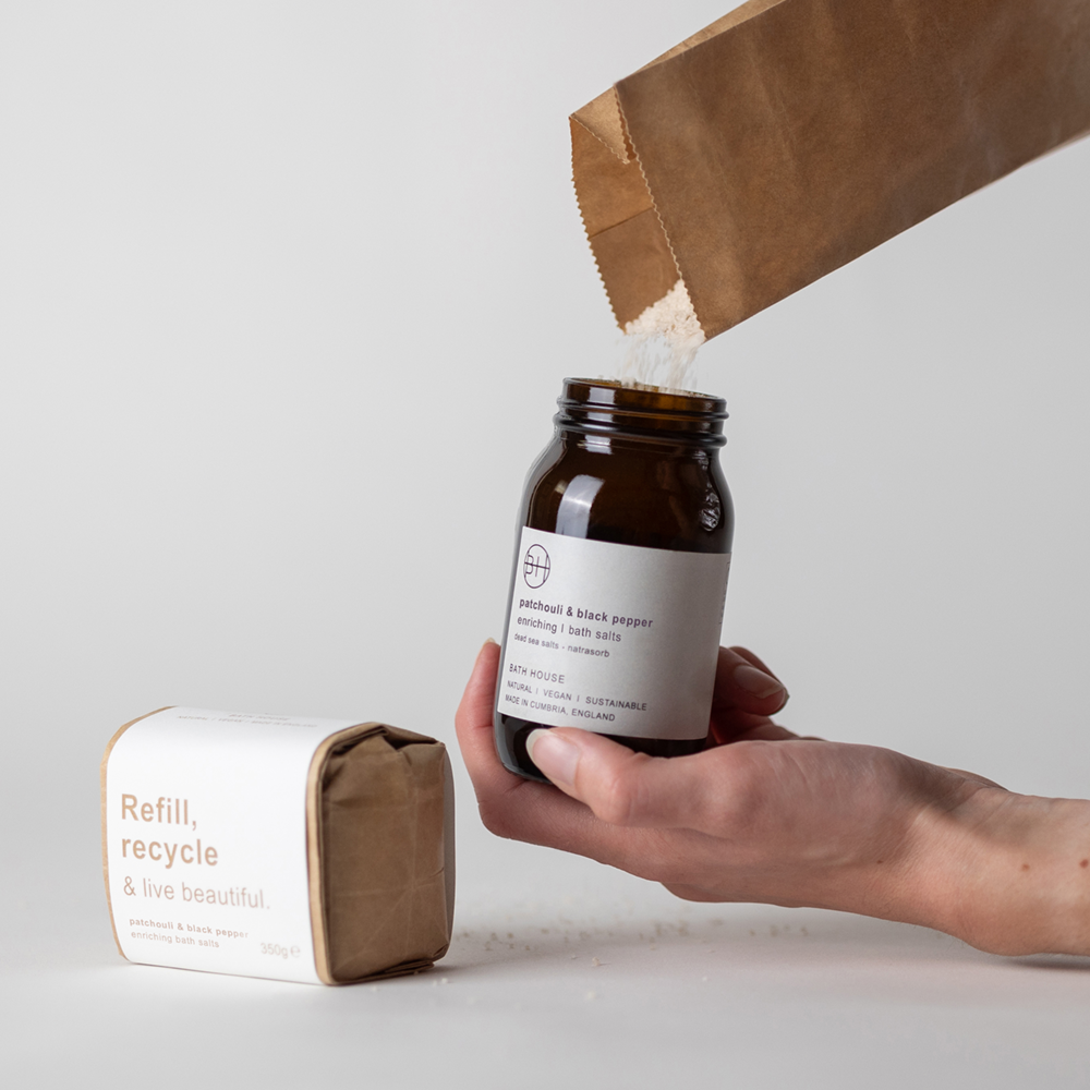 Patchouli & Black Pepper Bath Salts Refill