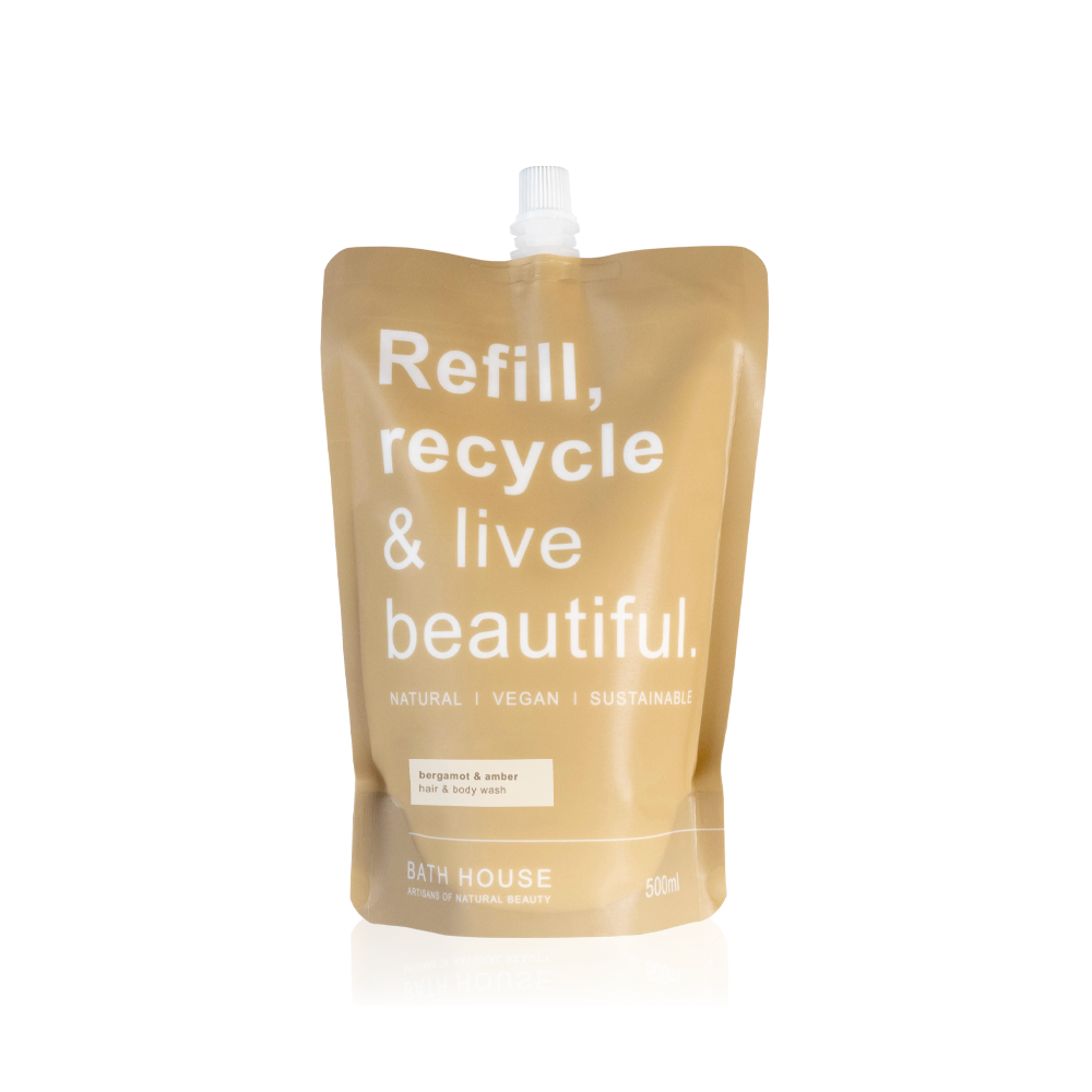 Bergamot & Amber Hair & Body Wash Refill