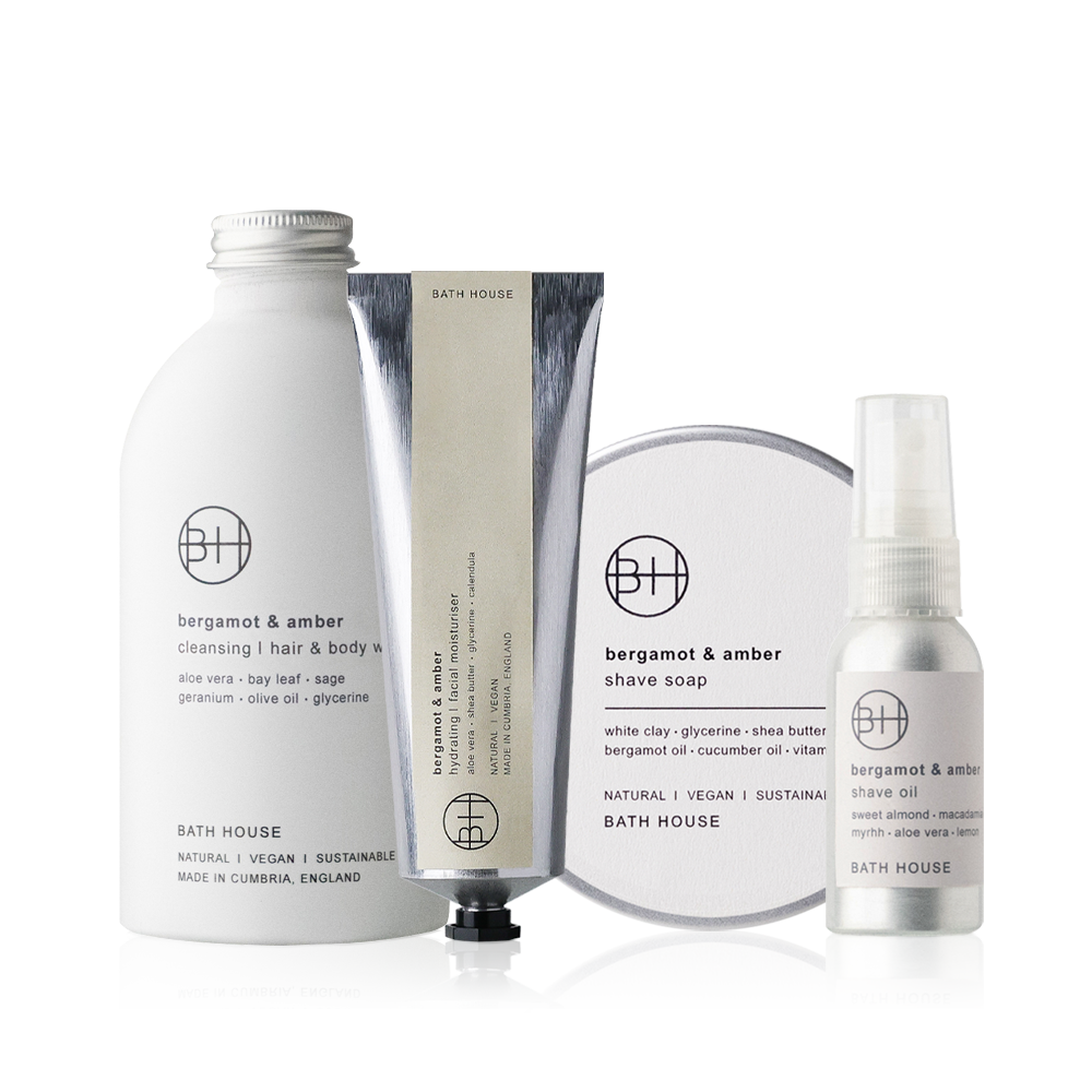 Bergamot & Amber Complete Groom Set