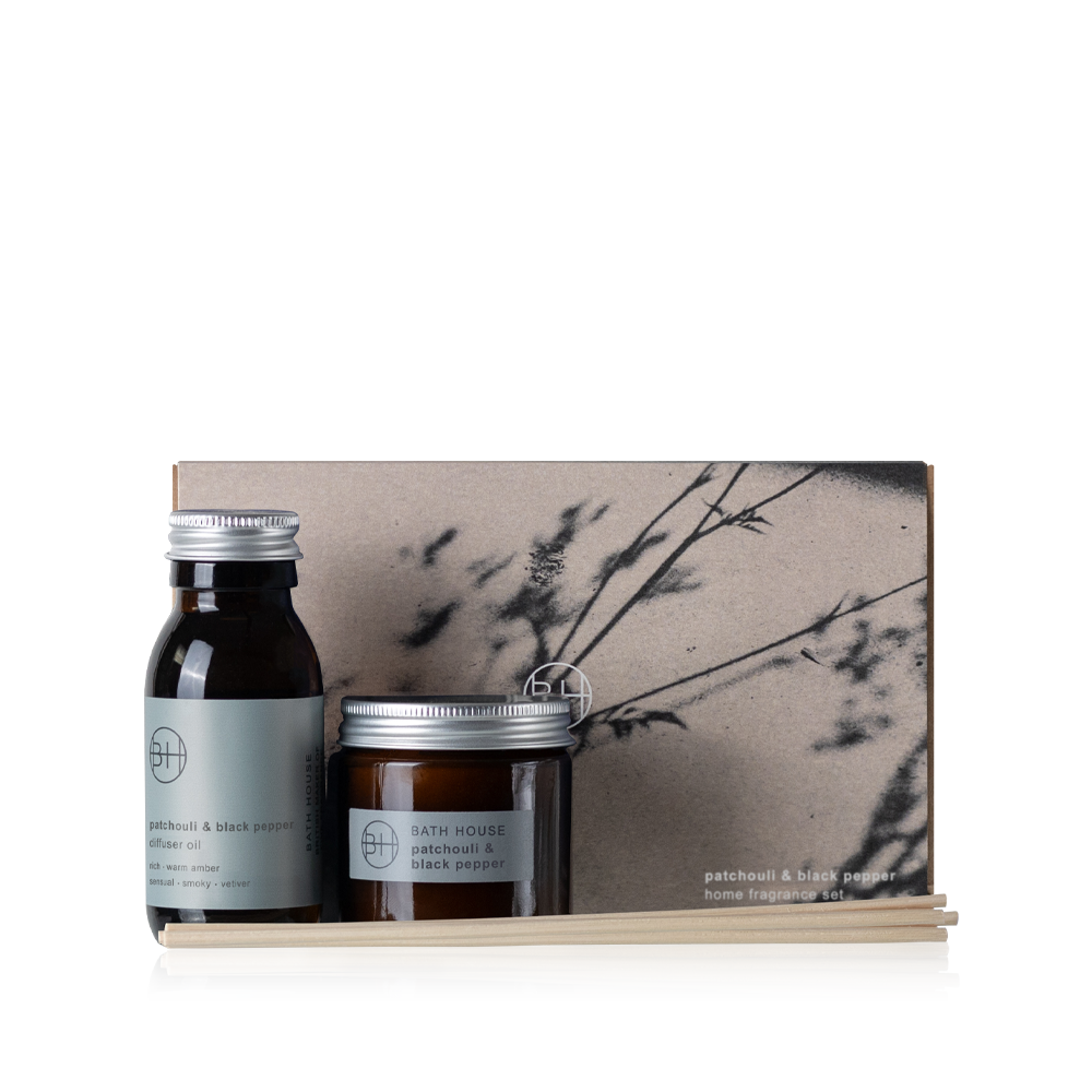 Patchouli & Black Pepper Home Fragrance Set