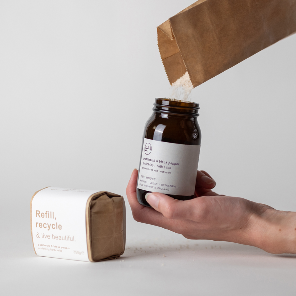 Patchouli & Black Pepper Bath Salts Refill