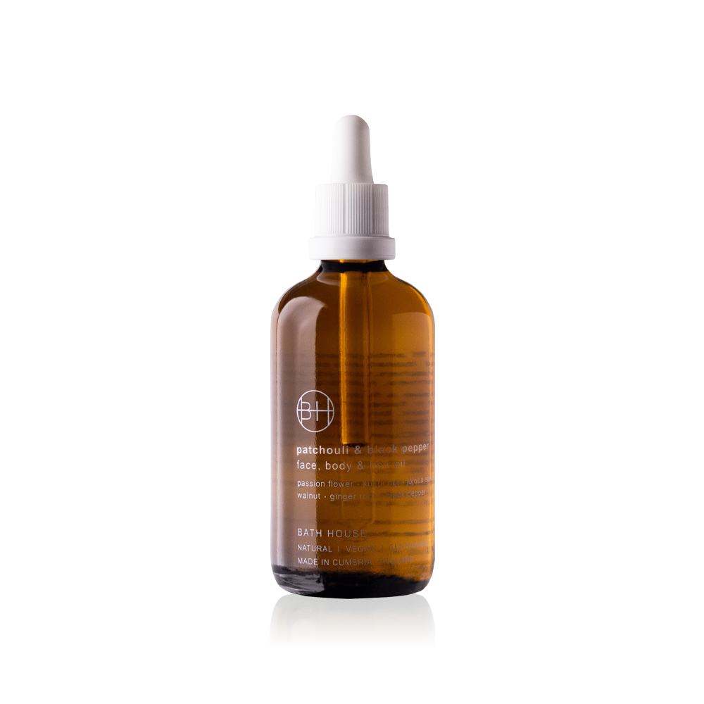 Patchouli & Black Pepper Face, Hair & Body Oil