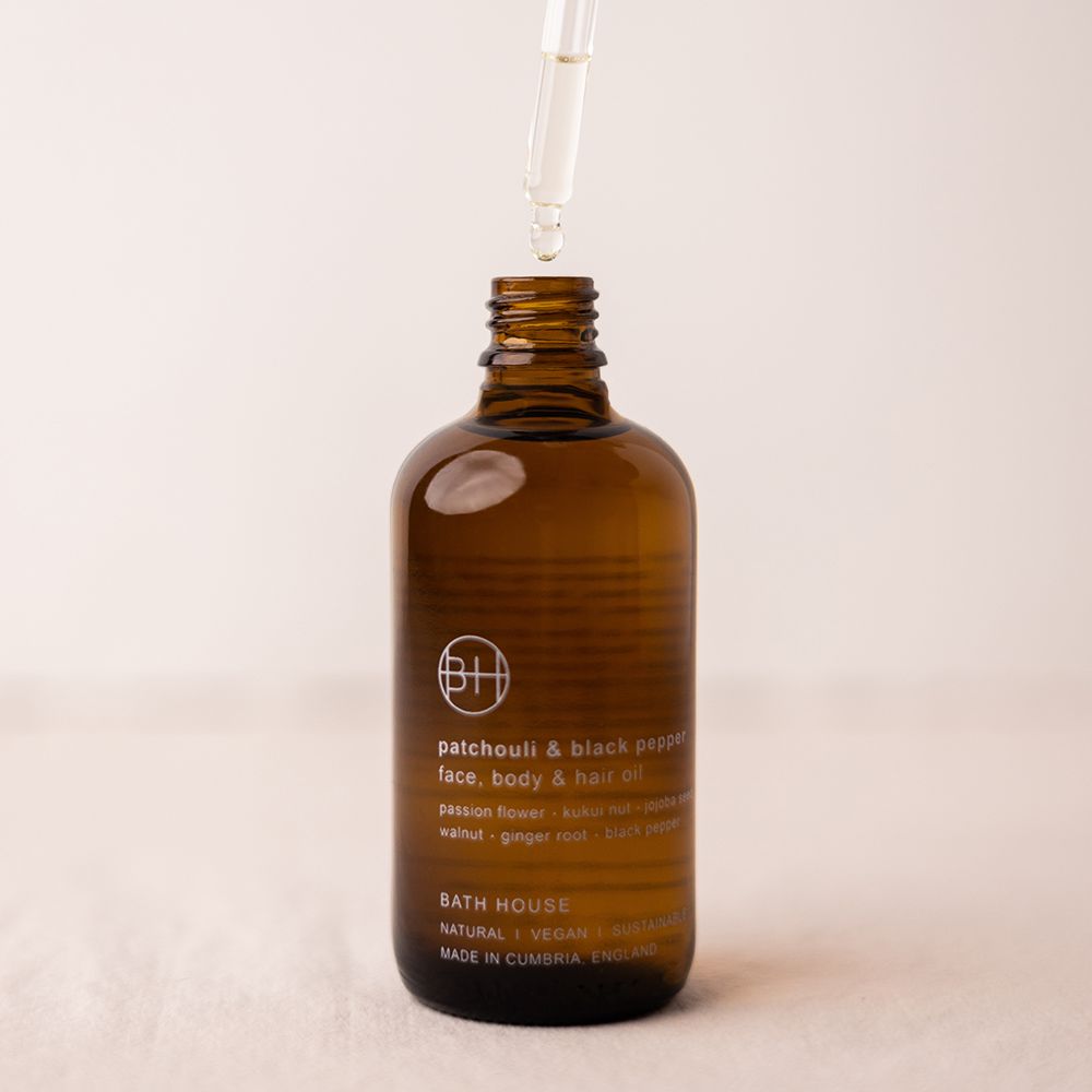 Patchouli & Black Pepper Face, Hair & Body Oil