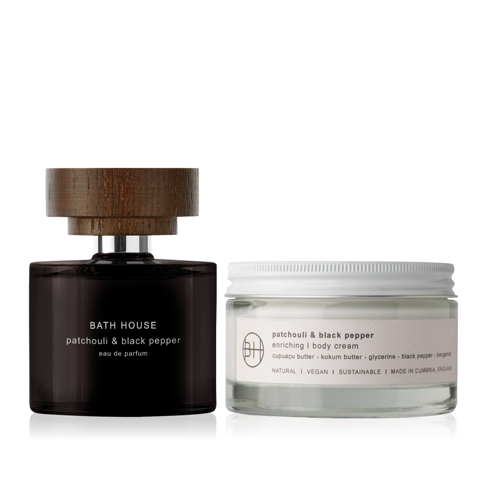 Patchouli & Black Pepper Eau De Parfum 100ml & Body Cream