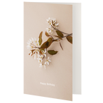Greetings Card - Birthday Flower