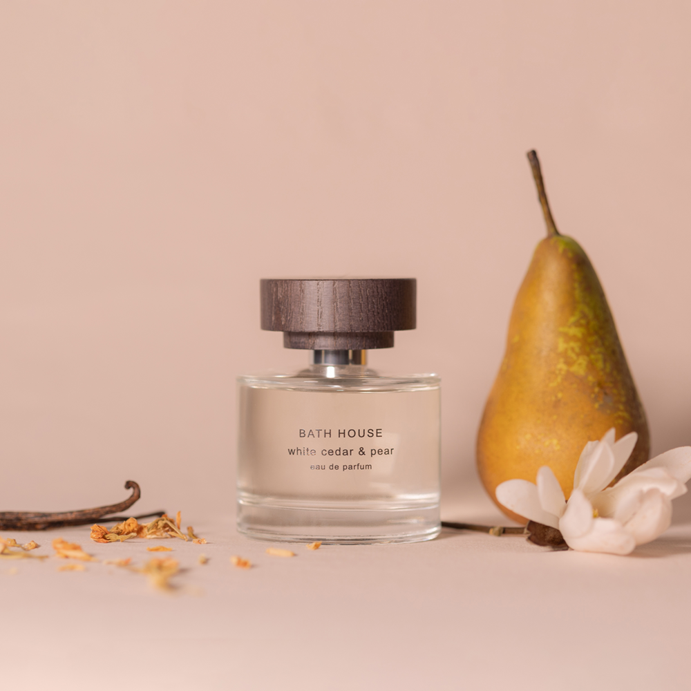 White Cedar & Pear Eau De Parfum - Bath House